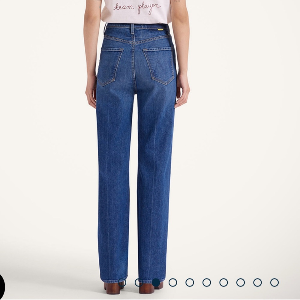 MOTHER Blue Flare & Wide Leg Jeans - Picture 2 of 5